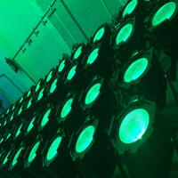 Projecteur LED COB 2-en-1 blanc chaud et froid, lumière de scène blinder 100W 200W DMX512