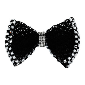 Accessoires de bijouterie DIY en maille élastique avec nœud en strass pour sacs, chaussures, vêtements, garniture Printemps 2026 Guangzhou HF140 - Product Image 1