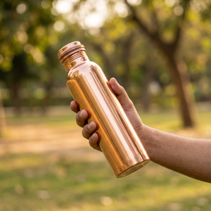 Premium Quality Water Bottle For Gift Office Use Drinkware Copper Bottle Certificial Copperware Customizable Water Bottle Latest - Product Image 1