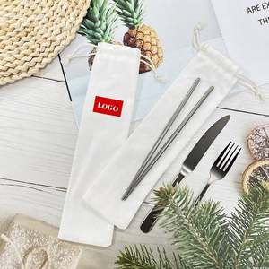 Pochette anti-poussière en coton blanc doux à cordon, sérigraphiée, prix usine, pour huiles essentielles, bijoux, cadeaux, écouteurs, perruques - Product Image 3