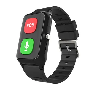 Vendita calda IP67 impermeabile una chiave SOS GPS Tracking 2G frequenza cardiaca pressione sanguigna Fitness Tracker anziani Smart Watch Band