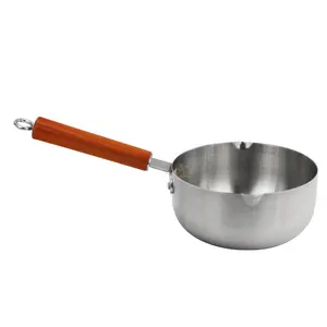 Utensilios de cocina de aluminio de alta calidad, olla de leche, olla para sopa