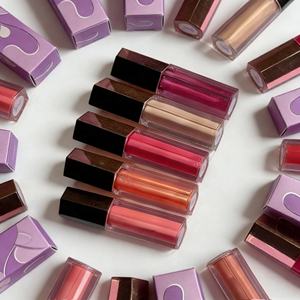 Wholesale Women Private Label Fashions Custom logo <b>Vegan</b> 53 Colors High Pigment Cosmetics Waterproof Matte Liquid <b>Lipstick</b> - Product Image 6