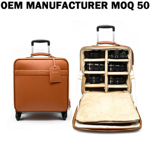 Fabrication OEM Étui à bagages antichoc en cuir microfibre pour appareil <span class=keywords><strong>photo</strong></span> <span class=keywords><strong>Sac</strong></span> de <span class=keywords><strong>voyage</strong></span> pour appareil <span class=keywords><strong>photo</strong></span> DSLR Objectif SLR <span class=keywords><strong>Sac</strong></span> à roulettes pour appareil <span class=keywords><strong>photo</strong></span> - Product Image 1