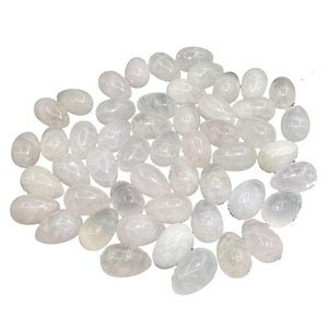 Premium Natural Rainbow Moonstone Yoni Eggs and <b>Crystal</b> Spheres for Healing, Chakra Energy Meditation Decor - Product Image 1