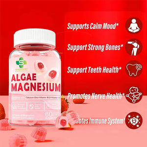 Gommes de glycinate de magnésium bon marché de qualité supérieure Zinc et vitamine C E D3 Supplément Sommeil Relax Favorise une relaxation saine Gummy - Product Image 2