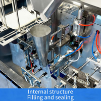 Machine d'emballage Doypack automatique PLC pour sachets préformés à fermeture éclair, pour granulés, bonbons gélifiés, noix, sel, sucre, bonbons, grains de café