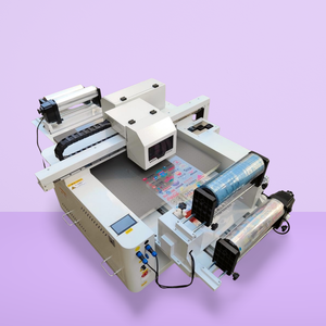 Thiết kế mới AB phim UV máy 6090 mô hình dtf máy in với Laminator tất cả trong một chức năng cho nhãn dán in ấn nhãn - Product Image 2