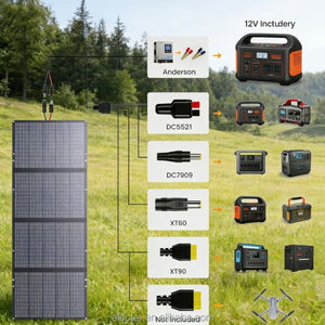 Panel Solar Portátil de 400W, Diseño Nuevo, Plegable, Ligero, con Soporte Mejorado, 36V, Impermeable, para RV, de Emergency Alecter - Product Image 5