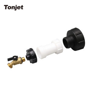 Adaptateur de réservoir IBC durable S60x6 vers <span class=keywords><strong>robinet</strong></span> en laiton 3/4 pouce pour <span class=keywords><strong>sortie</strong></span> d'irrigation industrielle et de jardin robuste - Product Image 2