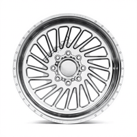 Jantes forgées FANXI finition polie 8x6.5 8x170 8x180 6x5.5 5x5.5 22x12 24x14 26x12 26x16 pour Ford F250 Dodge Ram1500 2500