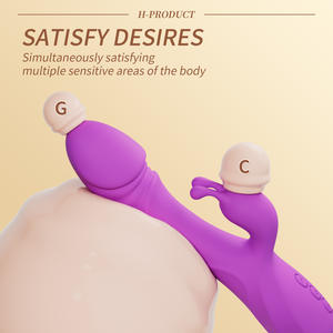 Romeo tongkat pijat produsen dewasa, tongkat Av g-spot Shock ganda, tongkat kelinci mainan masturbasi wanita - Product Image 3