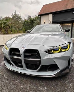 Sợi Carbon phía trước lưới tản nhiệt với giọng Bumper nướng Bộ dụng cụ cơ thể cho BMW M3 G80 M4 g82 G83 xe grills - Product Image 6