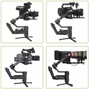 ZHIYUN <span class=keywords><strong>Crane</strong></span> <span class=keywords><strong>3S</strong></span> 3 axes caméra cardan stabilisateur portable prise en charge 6.5KG DSLR caméscope caméras vidéo pour Nikon Canon Sony - Product Image 3