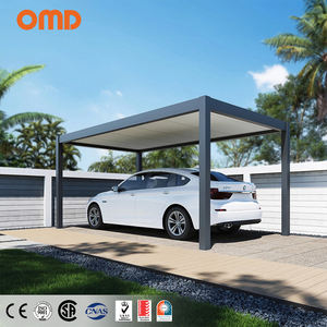 Garantie <span class=keywords><strong>de</strong></span> 10 ans en aluminium <span class=keywords><strong>toit</strong></span> <span class=keywords><strong>plat</strong></span> auvent Gazebo Pergola système d'abri solaire parking extérieur voiture abri solarium abri d'auto <span class=keywords><strong>garage</strong></span> - Product Image 2