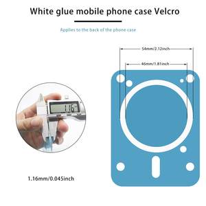 <span class=keywords><strong>4000</strong></span> <span class=keywords><strong>Gauss</strong></span> Strong N52 Magsafe Ring Magnet Imán <span class=keywords><strong>de</strong></span> carga inalámbrica magnética para cargador Magsafe Iphone - Product Image 5