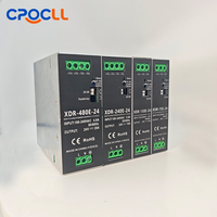 Alimentation électrique sur rail DIN XDR-480-24 480W 24V 20A 95% d'efficacité à sorties multiples pour contrôle industriel, automatisation PLC, machine