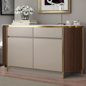 <span class=keywords><strong>Aparador</strong></span> Moderno de Lujo Ligero de Madera Maciza para Sala de Estar, Mueble para el Hogar de Villa - Product Image 6