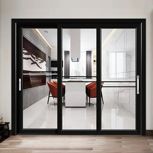 Hiện Đại Hợp Kim Nhôm Nhà Bếp Cửa Trượt Không Thấm Nước Chống Ẩm Ban Công Theo Dõi Nội Thất Kính Phân Vùng Cho Biệt Thự - Product Image 4