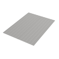 Mayton Queen Grey 0.75 pouces, lattes de lit en bois de pin moderne à 9 plis, panneau de lit pour salon, couverture de panneau de lit, pièce de mobilier verticale