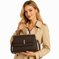 Sac à main en cuir Shineera Premium pour femme, style luxe discret, en cuir pleine fleur, sac fourre-tout minimaliste pour le bureau