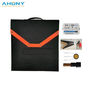 100Wポータブルソーラー折りたたみブランケットN型単結晶パネルキャンプ用BipvおよびIBCタイプソーラーバッテリーバッグ電気 - Product Image 4