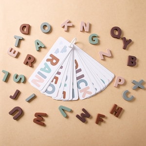 PGJ1314 Gioco Puzzle in Silicone per l'Apprendimento dell'Alfabeto Montessori per Bambini in Età Prescolare - Ausilio Didattico per Bambini dai 2 ai 4 Anni - Product Image 2