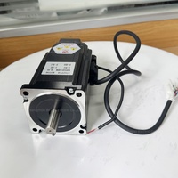 Motor Stepper DC hibrida Nema34 118mm, 6A 1.8 derajat 2 fase dengan rem 8,5 nm 48V DC 14mm poros 86BYGH118BM