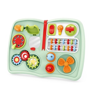Libro Sensoriale per Bambini, Giocattolo Educativo Montessori, Tavola Multifunzionale con Luci e Suoni per l'Apprendimento Precoce - Product Image 1