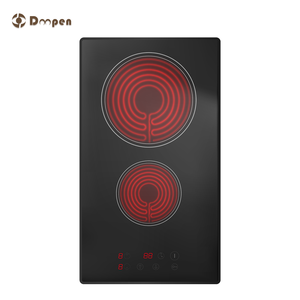 Table de cuisson électrique Doopen à 2 brûleurs, commande tactile, panneau en verre, réglage de la température, cuisinière de comptoir pour la maison - Product Image 1