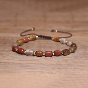 Bracelet en <span class=keywords><strong>pierre</strong></span> naturelle Dianty pour femmes, bracelet en <span class=keywords><strong>pierre</strong></span> d'empereur coloré, fait à la main, minimaliste, <span class=keywords><strong>bijoux</strong></span> en <span class=keywords><strong>pierre</strong></span> énergétique de guérison - Product Image 3