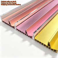 Vente en gros usine : Supports de Mahjong de luxe, ensemble américain de 4 pièces, en aluminium rose et jaune, avec poussoirs magnétiques transparents