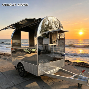 2025 <b>Towable</b> Aluminum & Fiberglass Multifunctional Street Mobile Food Truck Trailer for Snack Food and Fast Food - Product Image 5