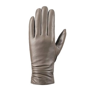 Guantes de cuero hasta la muñeca, sin forro, térmicos, estilo sencillo, para uso diario, invierno, guantes de cuero de primera calidad para ciclismo. - Product Image 4