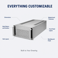 Châssis de serveur TZR 4U, fabrication sur mesure en tôle, découpe laser, poinçonnage, boîtier de montage en rack de précision, pièces de boîtier, usine