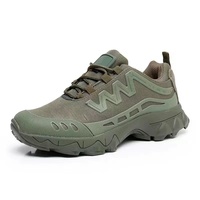 Léger Confortable Anti-Glissant Tactique Formation Chaussures De Randonnée Bottes D'hiver Imperméables En Cuir Souple pour Automne/Printemps