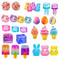 Jouets sensoriels anti-stress en TPE personnalisés en gros, à rebond lent, en forme de gâteau au beurre, pour la décompression et le soulagement du stress, multi-usages