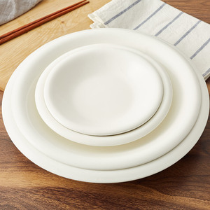 Assiette à dîner en céramique blanche <span class=keywords><strong>moderne</strong></span>, assiette à soupe ronde en <span class=keywords><strong>porcelaine</strong></span>, assiette à pâtes profonde pour hôtel, restaurant, maison, cuisine, <span class=keywords><strong>vaisselle</strong></span> de table - Product Image 1