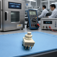 Affidabile Interruttore a Pulsante Miniaturizzato SUDA KAN-48A 14.5V DC 2A Alta Temperatura -40-95C, Interruttore a Levetta 1NO1NC in Plastica IP65 per Elettrodomestici