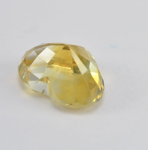 Saphir jaune naturel en forme de cœur, pierre précieuse facettée, pour la création de bijoux, 3 mm à 6 mm, certifiée, vente en gros - Product Image 3