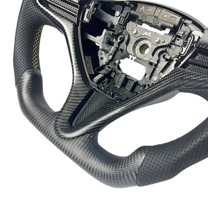 For <strong>Civic</strong> 8th Insight Jazz Fit Si Type R Car Interior Accessories Custom Racing Style Real Carbon Fiber Steering Wheel - Product Image 4