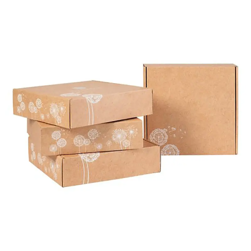 Wholesale large E Flute Corrugated Cardboard Paper Packaging Folding Kraft Mailer Shipping Mailer Box