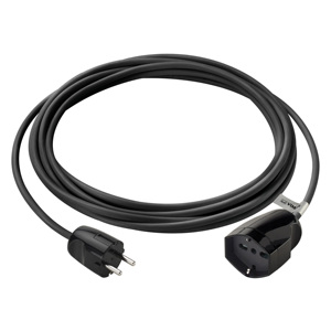 Câble d'extension universel noir 5m 3G1 Type de prise DE Cordon d'alimentation - Product Image 1