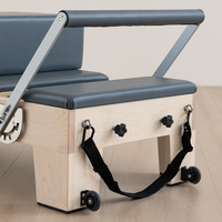 Reformer de Pilates en bois d'érable avec demi-tourneuse - Machine de Pilates commerciale durable