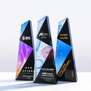 Su misura Migliore di Vendita Caldo di Disegno Unico K9 Premio Trofeo Trofeo Di Cristallo Per Uso Personale