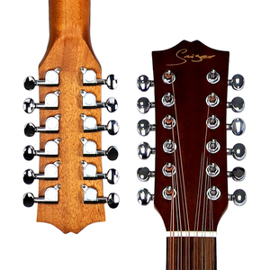 <span class=keywords><strong>Guitare</strong></span> <span class=keywords><strong>acoustique</strong></span> 12 cordes de haute qualité, double cordage, cordes réentrantes, style <span class=keywords><strong>blues</strong></span>, finition mate - Product Image 5