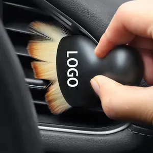 Ultra-soft Detailing Brush Small Comfortable Grip And Scratch-free Car Interior Cleaning Brush