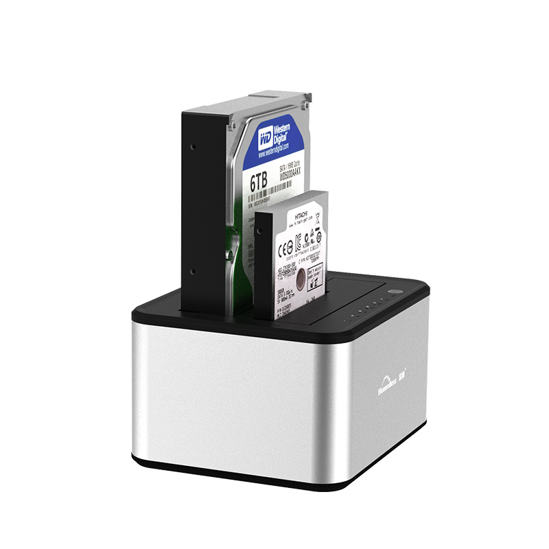 Blueendless Dual Bay Sata Hdd док-станция в 1 Hdd док-станция 2,5 и 3,5 Hdd док-станция Raid 1 все USB пластик