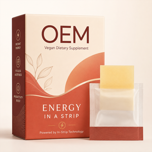 Custom Logo Vitamin B12 Dissolving Oral Strip Organic B12 Vitamin Methylcobalamin <b>Supplement</b> Candy Vitamin B12 Oral Strip - Product Image 1