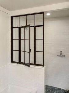 Good Price <strong>French</strong> Design <strong>Style</strong> Double Pane Insulating Tempered Glass Casement Windows Iron Steel Door Window Exterior <strong>Bathroom</strong> - Product Image 3